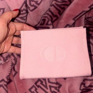 Pink CD Canvas Wallet